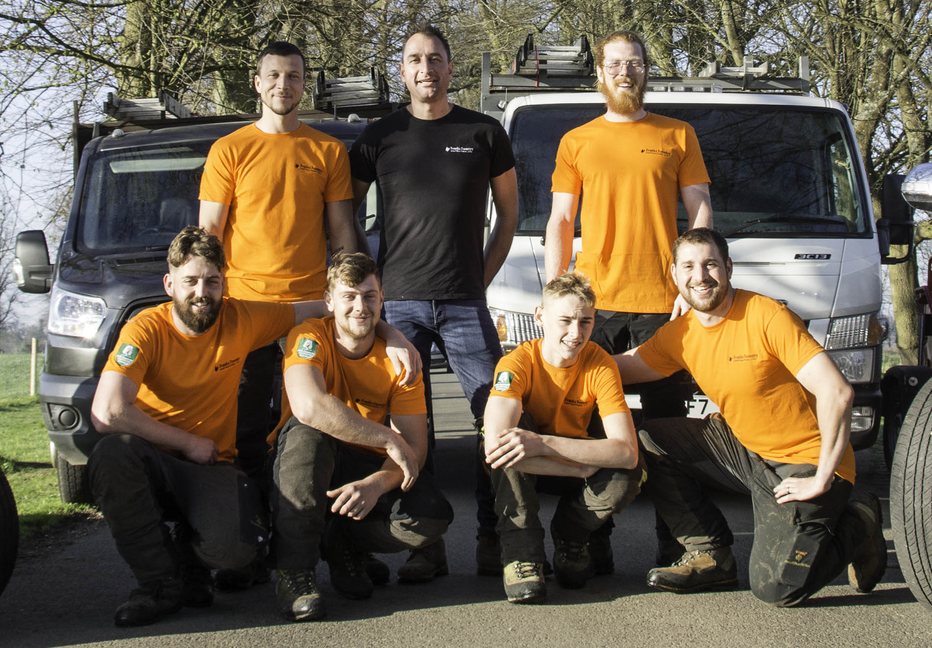 Web designers Belfast portfolio web site - photo 1520 showing arboriculture staff