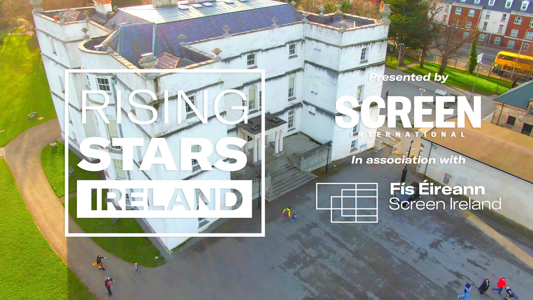 Still image 1 from video production by veetoo's Stephen S T Bradley for Screen International and Screen Ireland, in Rathfarnham Castle, Dublin, Ireland