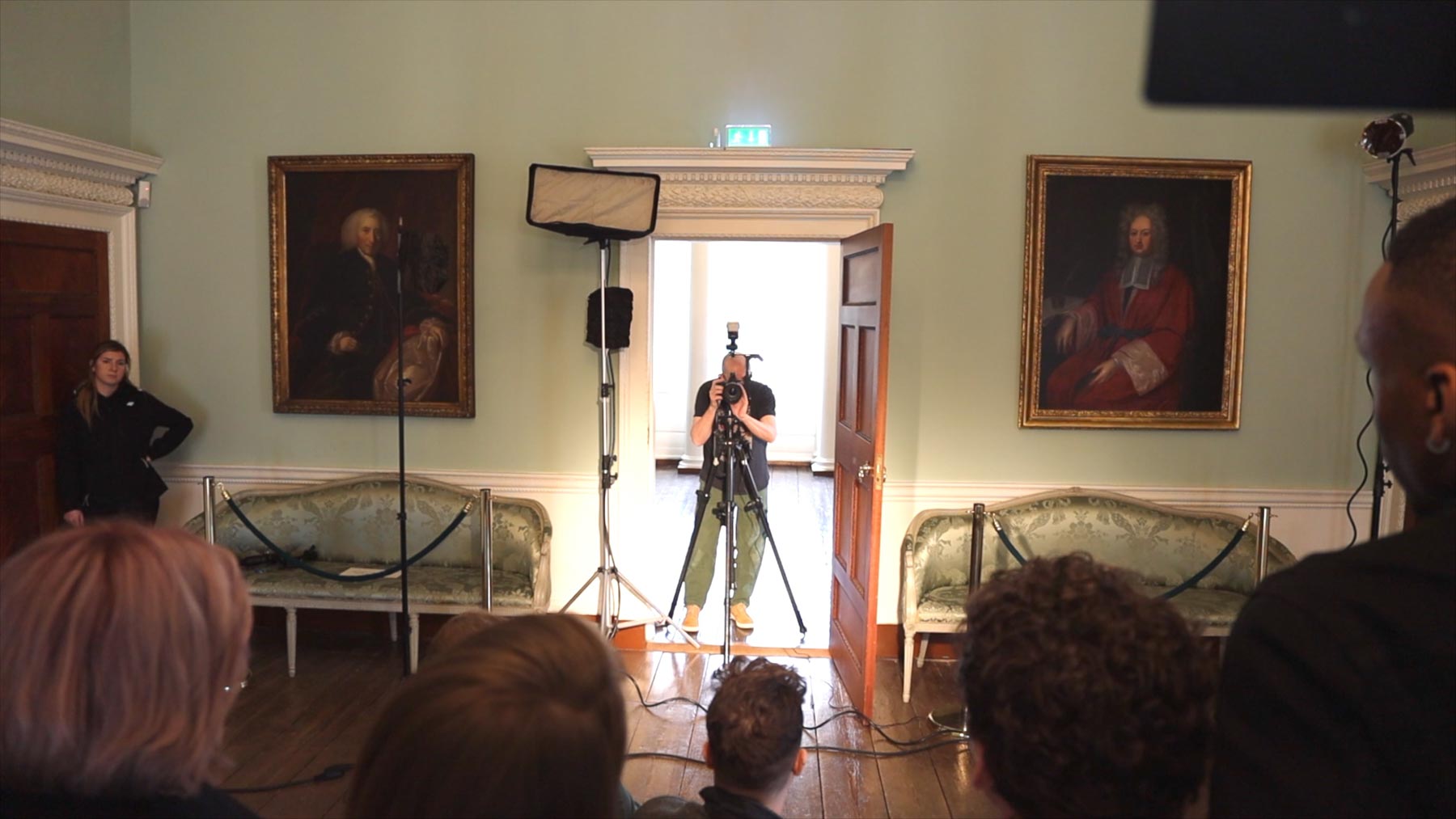 Still image 7 from video production by veetoo's Stephen S T Bradley for Screen International and Screen Ireland, in Rathfarnham Castle, Dublin, Ireland